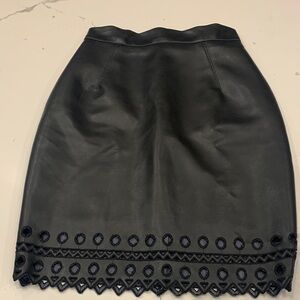 Amazing made in France faux leather skirt by the brand DIAB’LESS Paris